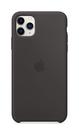 Capa de telefone Apple iPhone 11 Pro Max de silicone - preta