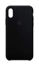 Capa de telefone Apple iPhone X preta de silicone