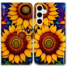 Capa de telefone Bcov Beautiful Sunflowers Leather para Galaxy S26