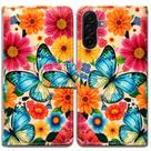 Capa de telefone Bcov para Samsung Galaxy A17 5G em couro azul