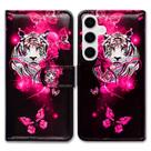 Capa de telefone Bcov para Samsung Galaxy S26 Wallet White Tiger
