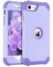 Capa de telefone BENTOBEN para iPhone SE 2022/2020 3 em 1 roxa
