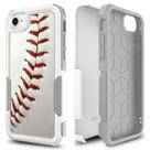 Capa de telefone Candykisscase Baseball Sports vermelha para iPhone SE 2022