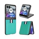 Capa De Telefone Com Textura De Couro Motorola Razr À Prova De Choque Com Slots Para Cartões Para 60