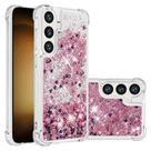 Capa de telefone COTDINFOR Samsung Galaxy S26 Glitter Love Rose YB