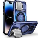 Capa de telefone da série DASFOND Shield para iPhone 14 Pro com suporte