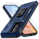 Capa de telefone DEERLAMN para Samsung Galaxy S24 FE com protetor de tela