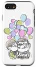 Capa de telefone Disney Pixar Up Carl & Ellie Sketch para iPhone SE (2020)/7/8