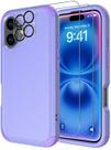 Capa de telefone Diverbox para iPhone 16 à prova de choque, à prova de quedas, roxa