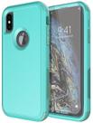 Capa de telefone Diverbox para iPhone X/XS à prova de choque com protetor de tela