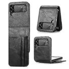 Capa de telefone dobrável em couro PU para Samsung Galaxy Z Flip 3