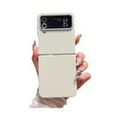 Capa De Telefone Dobrável Em TPU Com Textura De Couro Para Samsung Z Flip7 FE Flip6 Flip5 Flip4