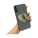 Capa De Telefone Em Couro Com Glitter Para Samsung Galaxy A14 A15 A16 A34 A35 A36 A54 A55 A56 A71