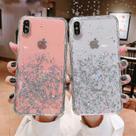 Capa de telefone Epoxy Glitter para iPhone 7 Plus/6s/8/X (branca)