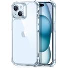 Capa de telefone ESR Air Armor Series para iPhone 15 azul transparente Capa de telefone ESR Air Armor Series para iPhone 15 azul transparente