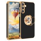 Capa de Telefone Fingic com Suporte de Anel para Samsung Galaxy S25 Plus