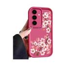 Capa De Telefone Flor De Pêssego Rosa Para Samsung Galaxy A57 A37 A17 A16 A15 A56 A55 A54 S26 S23