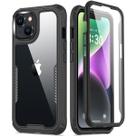 Capa de telefone FUNMIKO para iPhone 14 com protetor de tela preto