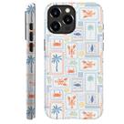 Capa de telefone Generic iPhone 14 Pro Frosted Coastal Fish