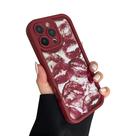 Capa de telefone Giziuocase Kiss Lips Print Silicone para iPhone 14 Pro Max