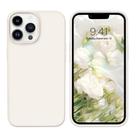 Capa de telefone GUAGUA iPhone 13 Pro Max 6,7" de silicone líquido branca
