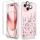 Capa de telefone GVIEWIN para iPhone 15 6.1 com protetor de tela