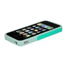 Capa de telefone Hard Candy Bubble Slider azul para Apple iPhone 4/4s