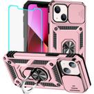 Capa de telefone HNHYGETE iPhone 13 de nível militar à prova de choque em ouro rosa