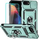 Capa de telefone HNHYGETE para iPhone 8 Plus, 20 pés, testada contra quedas, verde