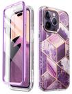 Capa de telefone i-Blason Glitter Cosmo para iPhone 14 Pro Max roxa