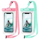 Capa de telefone impermeável CACOE Floatable Universal, pacote com 2