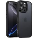 Capa de telefone JeTech Matte para iPhone 16 Pro 6.3" preta
