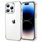 Capa de telefone JeTech para iPhone 14 Pro 6.1" à prova de choque transparente