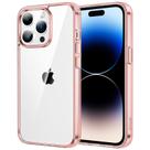 Capa de telefone JeTech para iPhone 14 Pro Max 6,7" rosa dourada