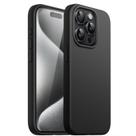 Capa de telefone JeTech Silicone para iPhone 15 Pro 6.1" preta