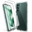 Capa de telefone KIOMY para Samsung Galaxy S22 Plus 5G 6,6", 3 camadas