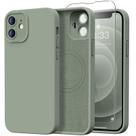 Capa de telefone Kiresen projetada para iPhone 12 Mini com protetor de tela