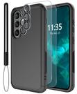 Capa de Telefone LSYPP à Prova de Choque para Samsung Galaxy S25 - Preta
