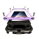 Capa de telefone Lunivop Metal Hard com protetor de tela para Samsung Galaxy S23 Ultra 5G Purple