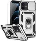 Capa de telefone M MAIKEZI iPhone 12/12 Pro Military Grade Silver Capa de telefone M MAIKEZI iPhone 12/12 Pro Military Grade Silver