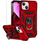 Capa de telefone M MAIKEZI para iPhone 13 Mini com lente de câmera vermelha