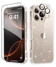 Capa de telefone MIODIK para iPhone 16 Pro de 6,3" com protetor de tela