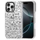 Capa de telefone MOSNOVO para iPhone 16 Pro Max Buffertech Clear