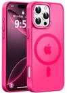 Capa de telefone Newfuture projetada para iPhone 16 Pro Max Hot Pink