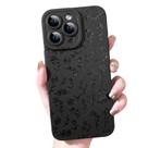 Capa de telefone OOK para iPhone 15 Pro Max Cute Black Flower Design