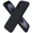 Capa de telefone ORNARTO compatível com iPhone 16 6.1 - preta Capa de telefone ORNARTO compatível com iPhone 16 6.1 - preta