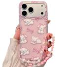 Capa de telefone Pretaco compatível com iPhone 17 Pro rosa