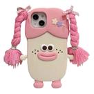 Capa de telefone QokCoahn para iPhone 14 Pro Cute 3D Kawaii Sausage Capa de telefone QokCoahn para iPhone 14 Pro Cute 3D Kawaii Sausage