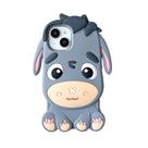 Capa de telefone QokCoahn para iPhone 15 Pro Max Cute Grey Donkey Capa de telefone QokCoahn para iPhone 15 Pro Max Cute Grey Donkey