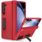 Capa de telefone Ruky para Samsung Galaxy Z Fold 5 5G com suporte